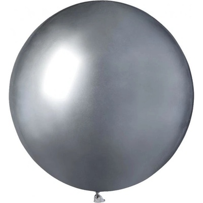 Godan Latexový balón Shiny 19 48 cm strieborná