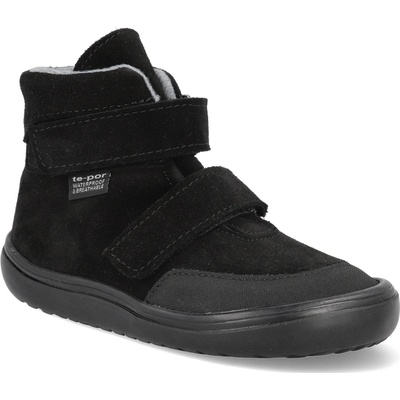 Jonap Barefoot dětské kotníkové boty Jerry černé