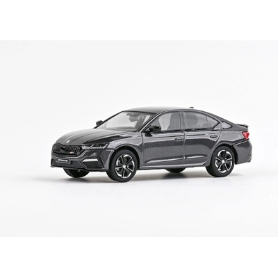 Abrex ŠKODA OCTAVIA IV RS SEDAN 2020 Šedá Titan Metalíza 1:43