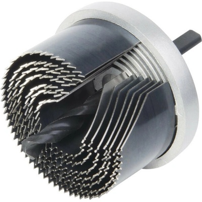 Боркорона за дърво със сменяеми режещи ленти Wolfcraft 2160000 - 25-62 мм, 7 ленти (2160000)