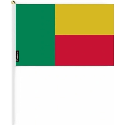 Vlajka Benin 14 x 21 cm na plastovej tyčke