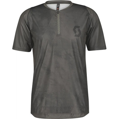 Scott TRAIL VERTIC ZIP SS dk grey/blck