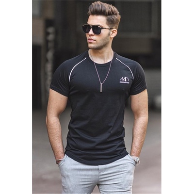 Madmext Мъжка тениска 4979 - Черна 293210 (293210_Черно)