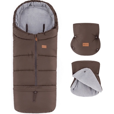 Petite&Mars Set Jibot 3v1 na kočárek Jasie Dark Walnut
