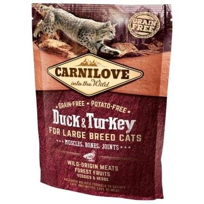 CARNILOVE Cat Duck & Turkey за големи породи 400 г