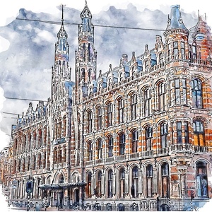 Fedkolor Живопис 50x50 cm Amsterdam - Fedkolor (RY_04_50x50)