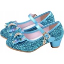 Dívčí sandálky třpytivé balerínky na svatební hostina družička svaté přijímání