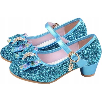 Dívčí sandálky třpytivé balerínky na svatební hostina družička svaté přijímání