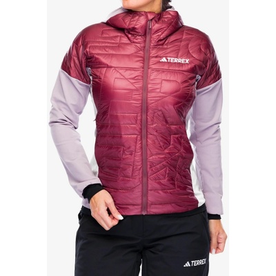 Dámska hybridná adidas TERREX Xperior Varilite Hybrid PrimaLoft Jacket - preloved fig/quiet crimson