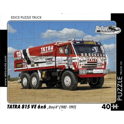 RETRO-AUTA TRUCK č.33 Tatra 815 VE 6x6 „Ostrý-II“ (1982 1997) 40 dílků