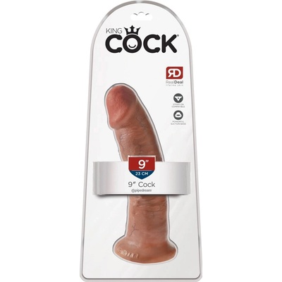 King Cock Realistic Penis 24 Cm Caramel