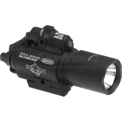 Night Evolution LED svítilna X400U s laserem černá