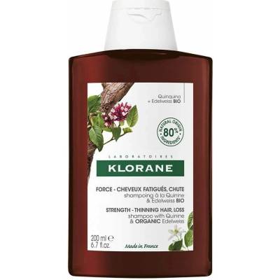 Klorane šampon s chininou a organickou protěží alpskou 200 ml