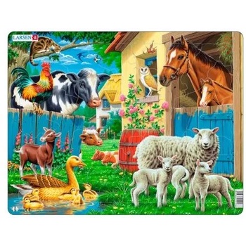 Image 1 of Larsen - Детски пъзел - Домашни животни - 23 части (FH23)