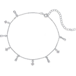 Silenti Jewelry Сребърна гривна за крак "Красноречивост