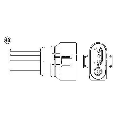 Lambda sonda NGK OZA448-E31