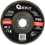 GEKO Шлайфащ ламелен диск Pro SILIKON 125 мм P80 01942 (G78413)