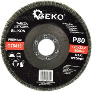 GEKO Шлайфащ ламелен диск Pro SILIKON 125 мм P80 01942 (G78413)