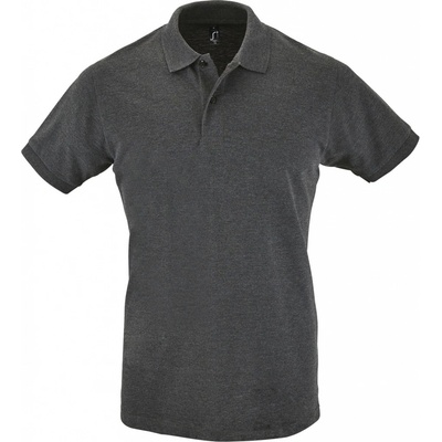 Soľs Perfect men pánská polokošile SL11346 Tmavá melanž