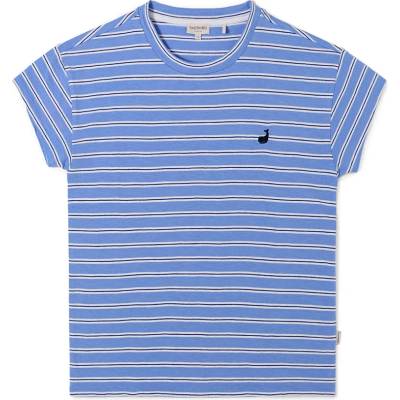 TWOTHIRDS Дамска тениска TWOTHIRDS Women's Tarida T-shirt - Blue Stripes - размер XL (916-5827-0115)