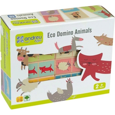 Andreu toys - Еко домино Животни