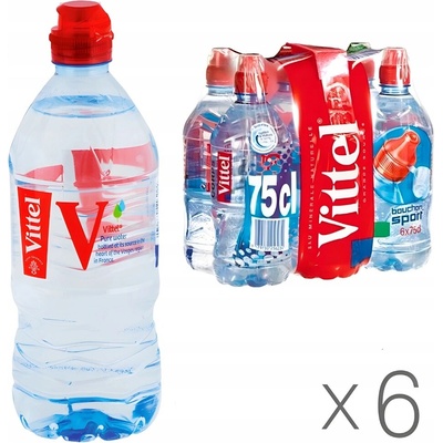Vittel Sport Minerální voda neperlivá 6 x 0,75 l