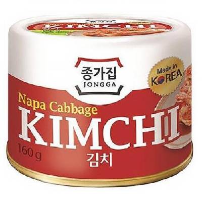 JONGGA Kimchi, fermentované korejské zelí v konzervě 160 g
