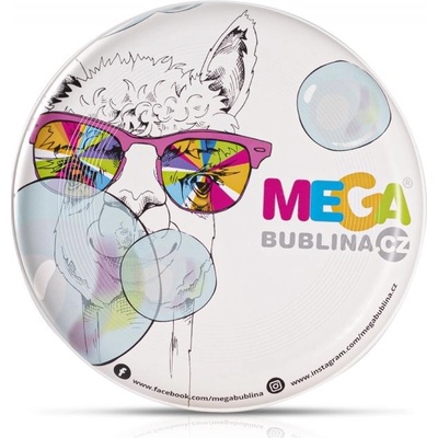 Megabublina Frisbee Lama 2v1 létající talíř i miska na bublifuk