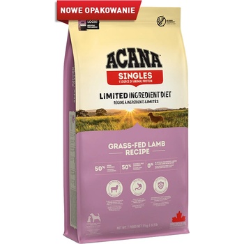 ACANA Singles Агнешко от пасищно отгледани животни 17кг