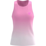 Compressport Дамска тениска Compressport Women's Performance Singlet Running shirt - Begonia / White - размер XS (916-3350-0311)