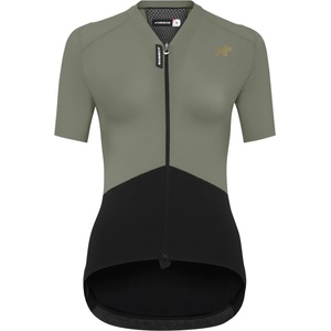 ASSOS Фланелка с къс ръкав за колоездене ASSOS Women's Uma GTV Jersey S11 Cycling jersey - Edge Green (156-2814-0212)