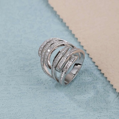 Jan Kos jewellery Stříbrný prsten MHT 2463 SW