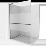 Mexen Kioto+ L Душ стена с рафт Walk-in 70 x 200 см, прозрачно/измразено, пистолетно (800-070-123-66-35)