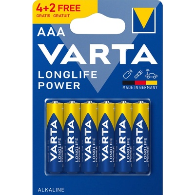 VARTA БАТЕРИИ varta longlife power aaa (4008496605231)