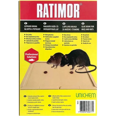 Doska RATIMOR® na myši a potkany, lepová