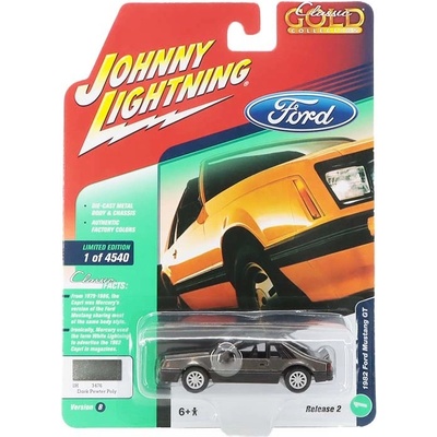 Ford Mustang 5.0 1982 šedá Johnny Lightning 1:64
