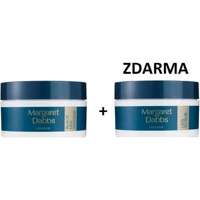 Margaret Dabbs London Black Leg Masque černá maska na dolní končetiny proti otokům 200 g