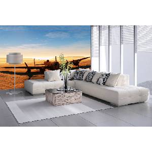 DIMEX ART Самозалепваща се флизелинова фототапета ръждясал самолет 375 x 250 см