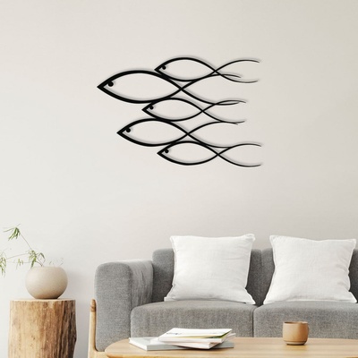 Decono Метална Декорация Плуващи Рибки