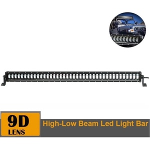  9D 134 СМ Led Bar Лед Бар Hi/Lo Kъси Дълги Водоустойчив Удароустойчив 12V 24V 30720 LМ 384W С Лупи Off-Road Лед Бар За Д