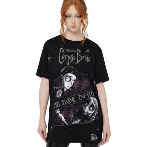 KILLSTAR Унисекс тениска KILLSTAR x CORPSE BRIDE - I'm Not Dead - Black - KSRA013336