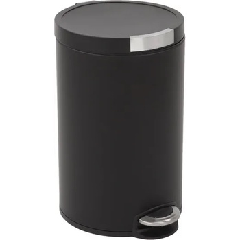 EKO-Europe Кош за отпадъци EKO ARTISTIC с педал (12 л) - черен (EKO 922512 - Matt black)