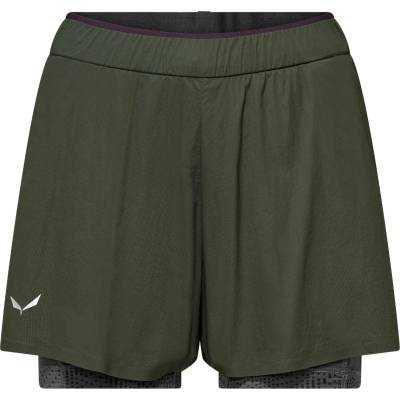 Salewa Дамски къси панталони Salewa Women's Pedroc Durastretch 2in1 Short Shorts - Dark Olive - размер 32 (EU) (112-4364-0111)