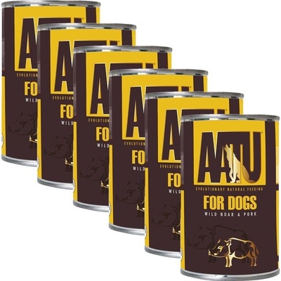 Aatu For Dogs Adult Wild Boar & Pork 6 x 400 g