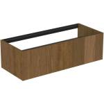 Ideal Standard Atelier Conca стенен долен шкаф, цвят тъмен орех, 1 чекмедже, 120 см (T3933Y5)