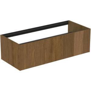 Ideal Standard Atelier Conca стенен долен шкаф, цвят тъмен орех, 1 чекмедже, 120 см (T3933Y5)