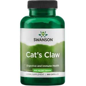 Swanson Cat's Claw, 500 mg, 100 капсули, Swanson (SW514)