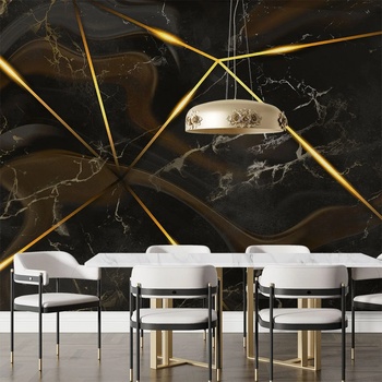 Image 1 of Art gift Фототапет златна линия