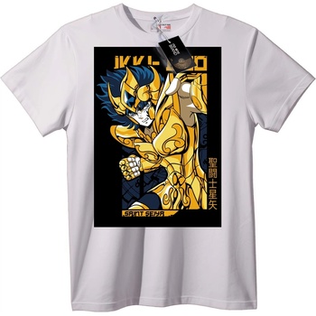 NOONEBRAND Тениска Saint Seiya Златен рицар - 2XL, Black