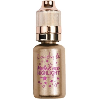 Lovely Хайлайтър капки Make Me Highlight, N02 Gold, 17 ml